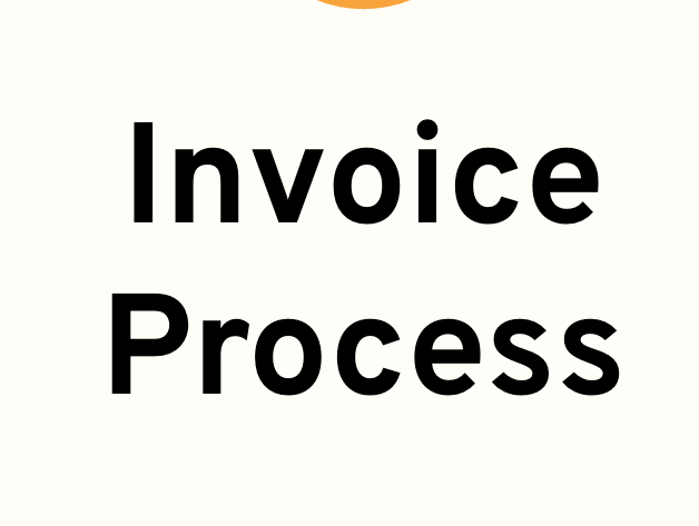 Title Slide: "Invoice Process"